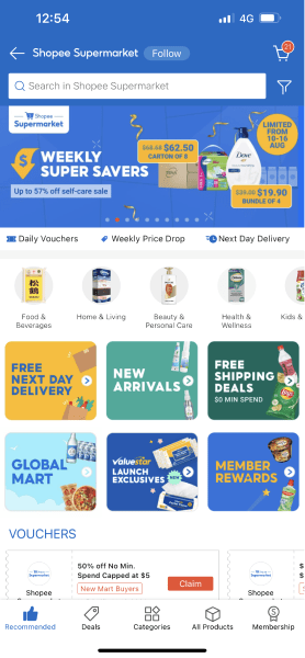 Shopee supermarket weekly super saver
